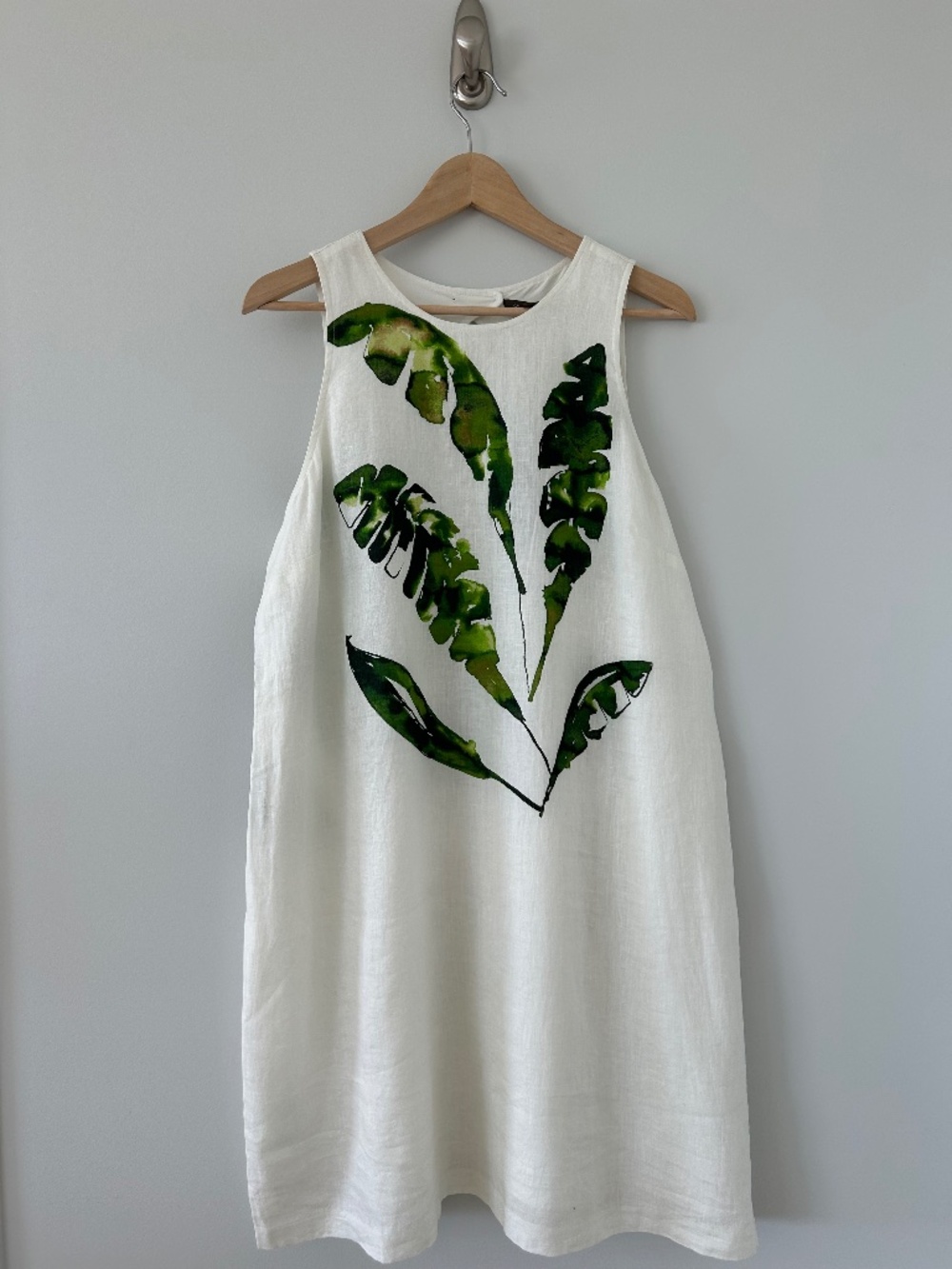 NWT Tommy Bahama Watercolor Palmier Linen Dress Sz XL
